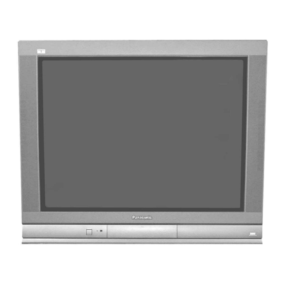 Panasonic CT-32SX12C Mode D'emploi