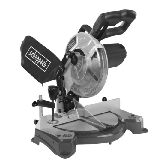 Scheppach HM80L Traduction Des Instructions D'origine