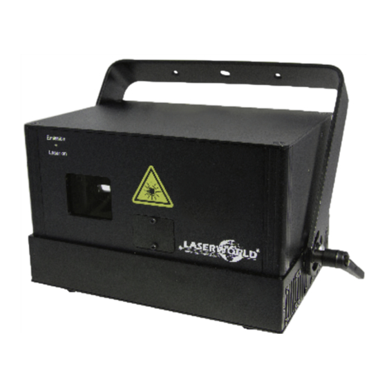 Laserworld Diode Série Mode D'emploi