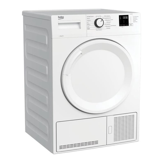 Beko SLCS09W3 Manuel De L'utilisateur