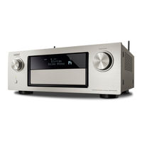 Denon AVR-X4100W Manuel De L'utilisateur