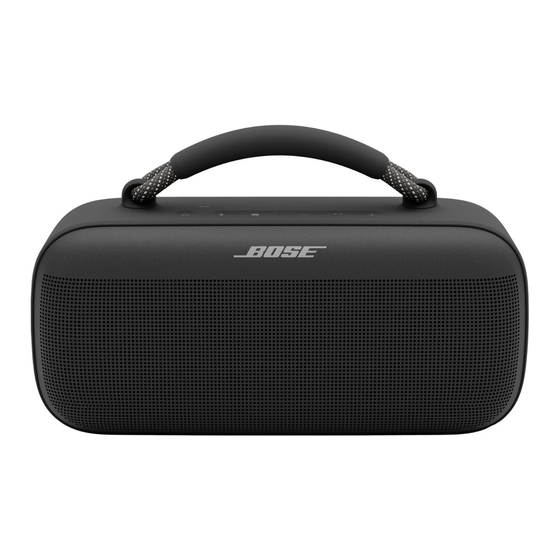 Bose SOUNDLINK MAX Mode D'emploi