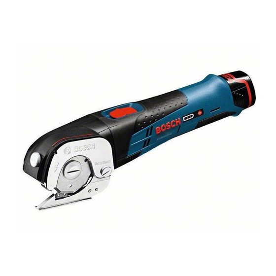 Bosch GUS 10,8 V-LI Professional Notice Originale