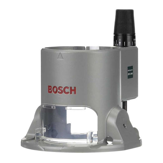 Bosch RA1165 Consignes D'utilisation/De Sécurité