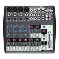 Behringer XENYX 1002 Mode D'emploi