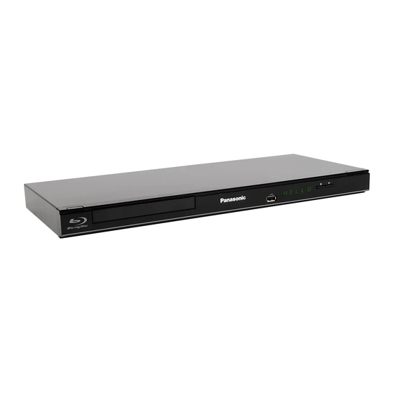 Panasonic DMP-BD75 Manuel D'utilisation