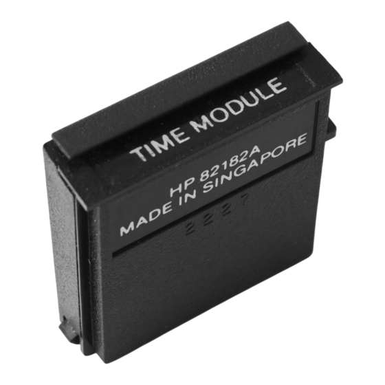 HP 82182A Manuel D'utilisation