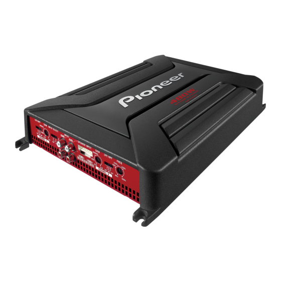 Pioneer GM-A6604 Mode D'emploi