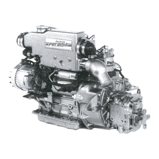 Perkins Perama M20 Instructions D'utilisation