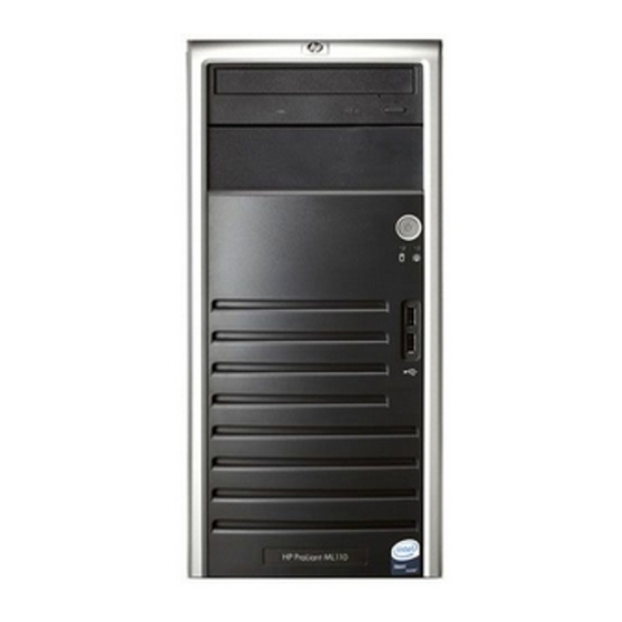 HP ProLiant ML110 G2 Manuel De L'utilisateur