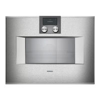 Gaggenau BS 475 612 Notice D'utilisation