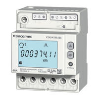 socomec COUNTIS E26 Manuel D'utilisation