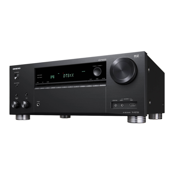 Onkyo TX-RZ720 Mode D'emploi