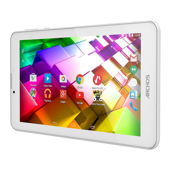 Archos 70b Copper Mode D'emploi