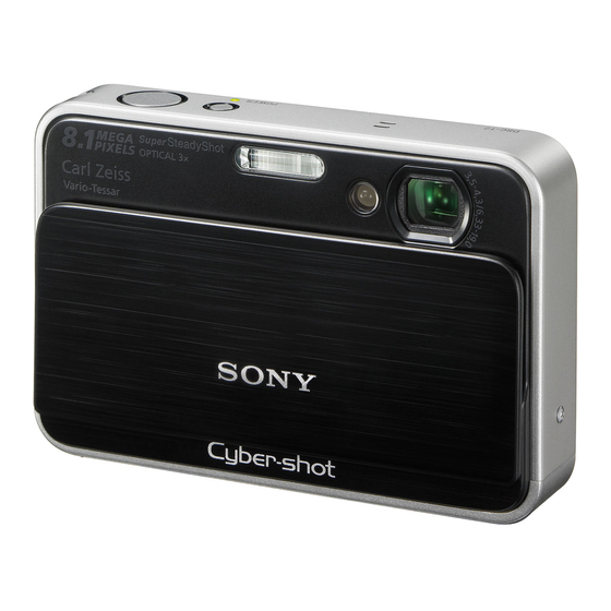 Sony Cyber-shot DSC-T2 Mode D'emploi