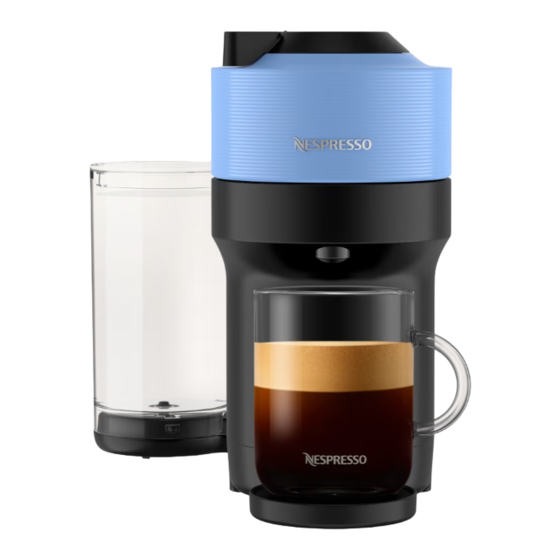 Nespresso VERTUO POP+ Mode D'emploi