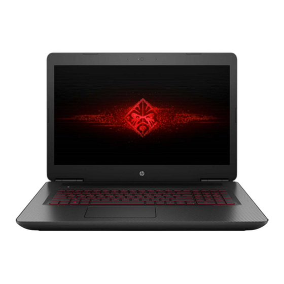 HP OMEN 17-W017NF Manuel De L'utilisateur