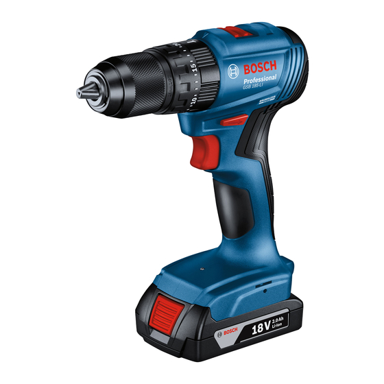 Bosch GSR 185-LI Professional Notice Originale