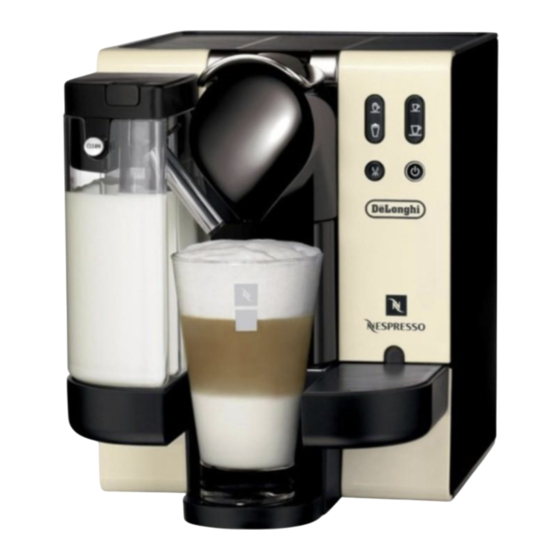 DeLonghi Nespresso Lattissima Mode D'emploi