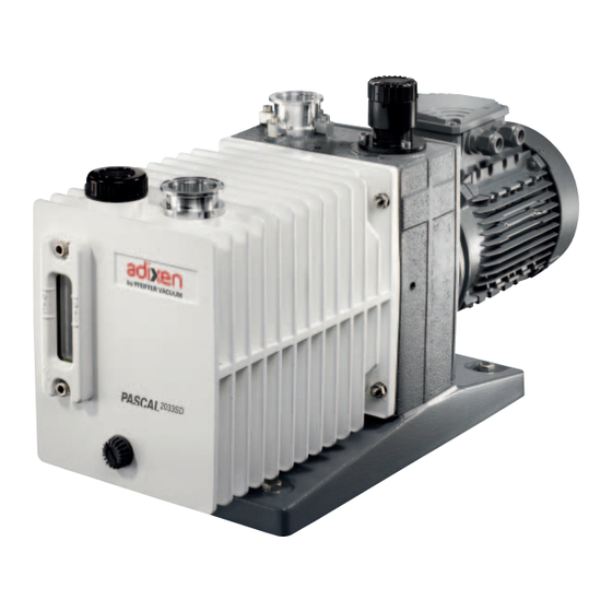 Pfeiffer Vacuum PASCAL Serie Manuel De Maintenance