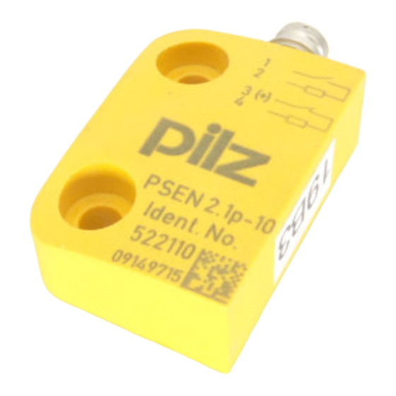 Pilz PSEN 2.1p-10 Manuel D'utilisation