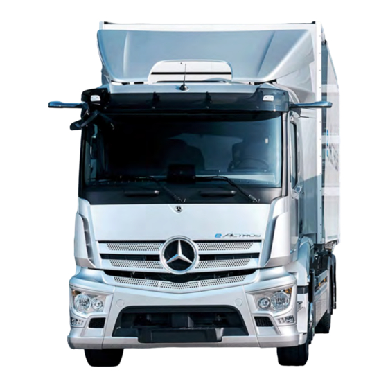 Mercedes-Benz eActros 983 2022 Serie Mode D'emploi