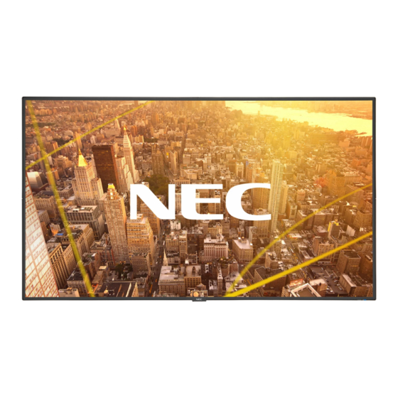 NEC MultiSync C431 Manuel D'utilisation