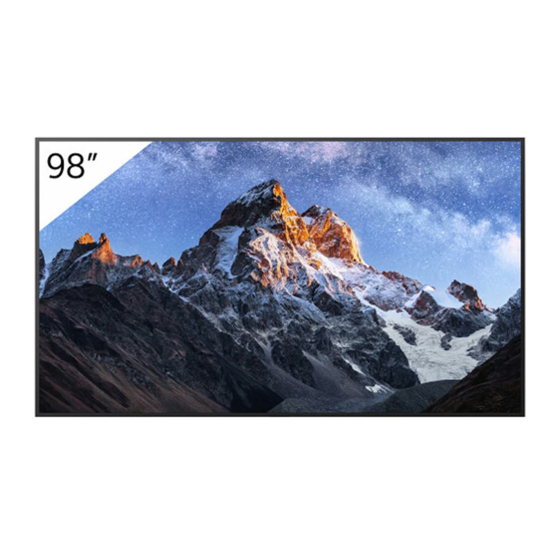 Sony FW-98BZ50L Guide De Référence