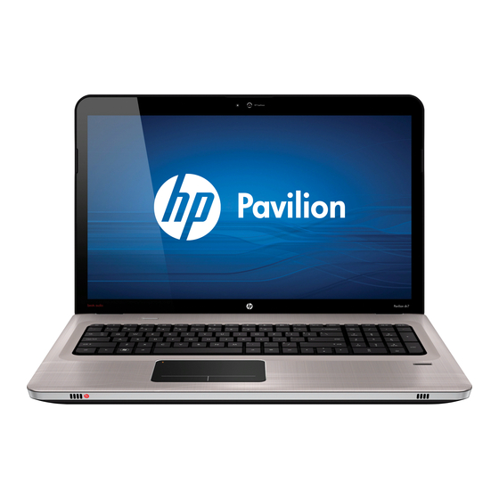 HP PAVILION DV7-4015SA Manuel De L'utilisateur