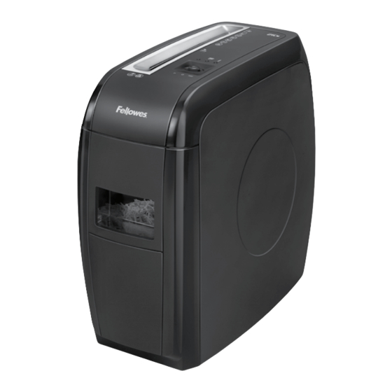 Fellowes Powershred 21Cs Mode D'emploi