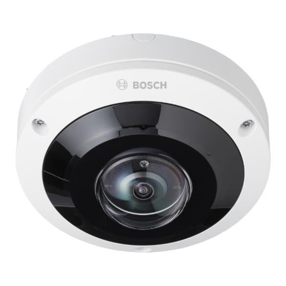 Bosch FLEXIDOME panoramic 5100i IR Guide D'installation