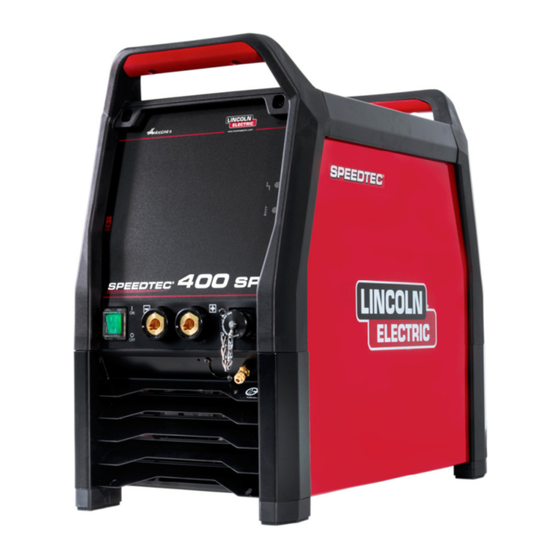 Lincoln Electric SPEEDTEC 400SP Manuel D'utilisation
