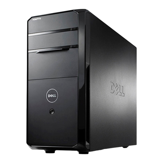 Dell Vostro 470 Manuel Du Propriétaire