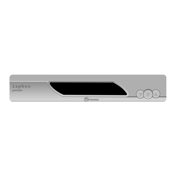Metronic zapbox premier 441501 Manuel