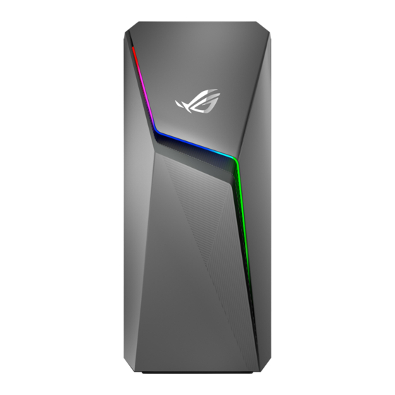 Asus ROG STRIX GS10CS-FR316T Manuel De L'utilisateur