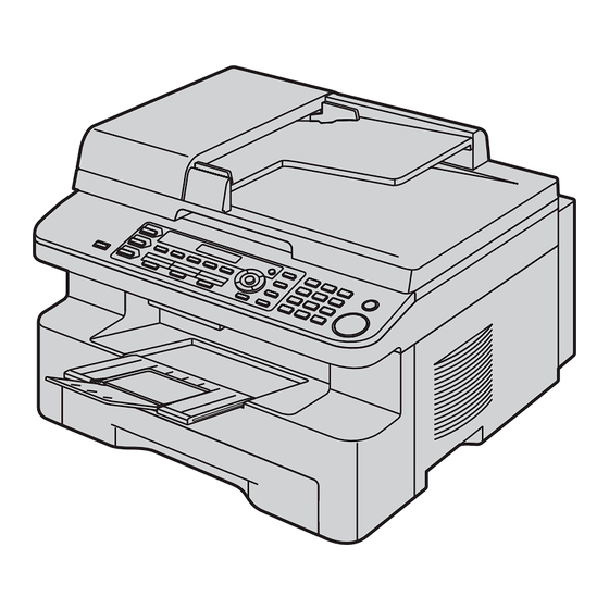 Panasonic KX-MB771BL Manuel Utilisateur