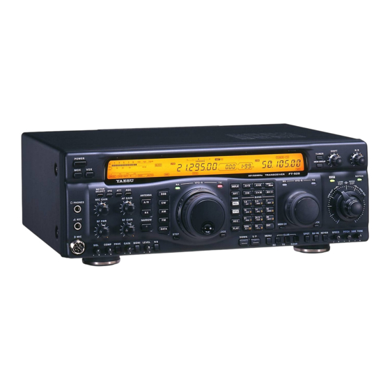 Yaesu FT-920 Manuel De L'utilisateur