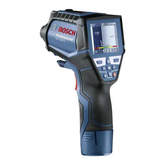 Bosch GIS 1000 C Professional Notice Originale