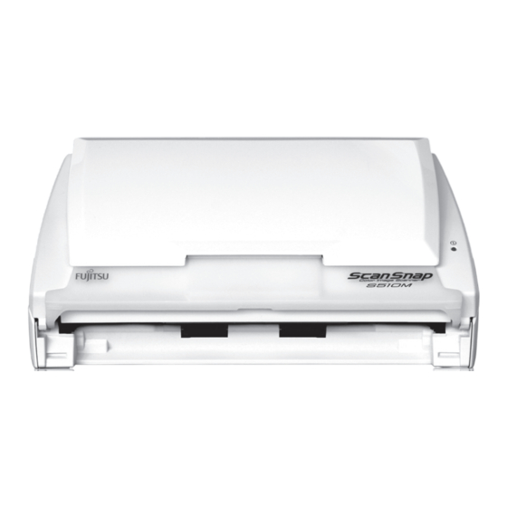 Fujitsu ScanSnap S510M Guide D'utilisation
