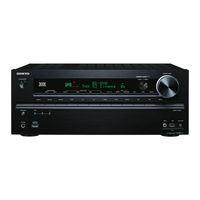 Onkyo TX-NR717 Manuel D'instructions