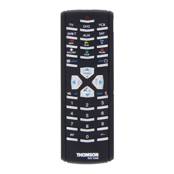 THOMSON ROC 6306 Guide Rapide
