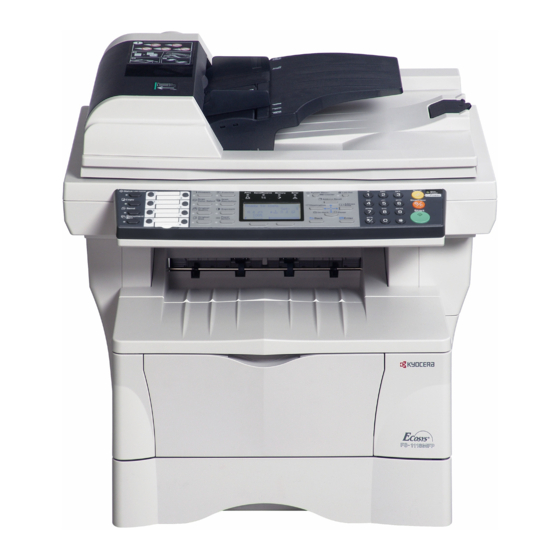 Kyocera FS-1118MFP Manuel D'installation