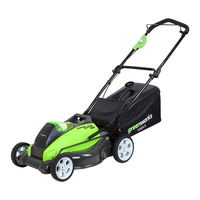 GreenWorks Tools 25357 Manuel D'utilisation
