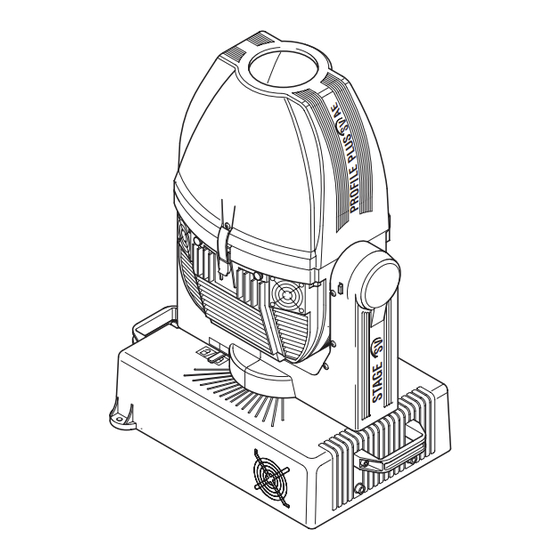 Clay Paky STAGE PROFILE PLUS SV Manuel D'instructions