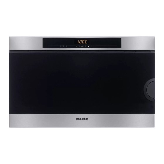 Miele DG 3450 Notice D'utilisation