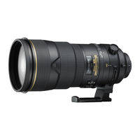 Nikon AF-S VR Nikkor 300mm f/2.8G IF-ED Mode D'emploi