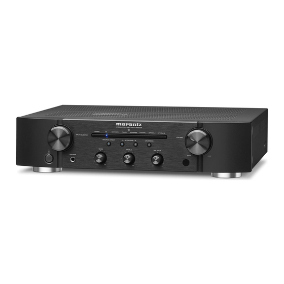 Marantz PM6006 Manuel De L'utilisateur