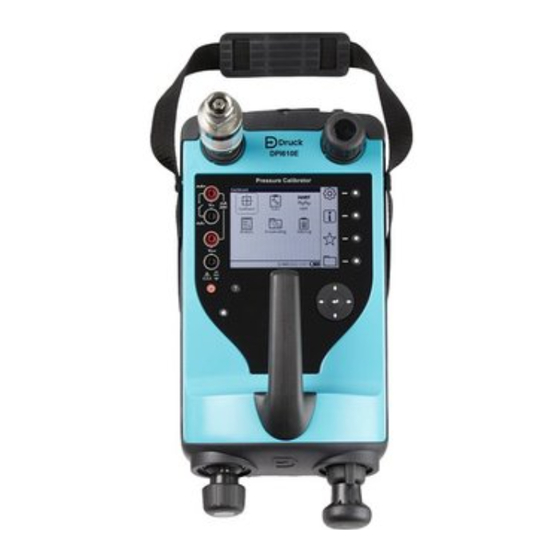 Baker Hughes Druck DPI610E Manuel