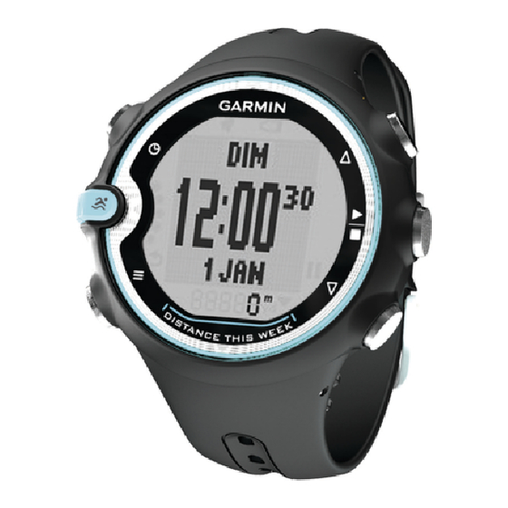 Garmin Swim Manuel De Demarrage Rapide