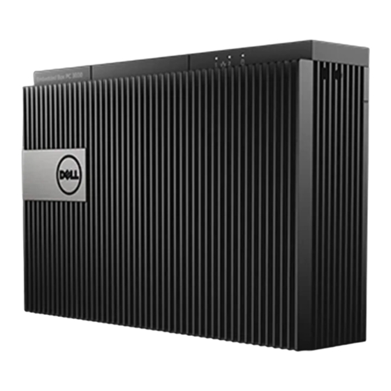 Dell Embedded Box PC 3000 Manuel D'installation Et D'utilisation